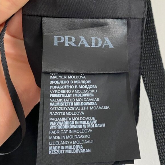 SOLD Prada Re-Nylon Logo-Plaque Bralette Top – NWT - Picture 8 of 16
